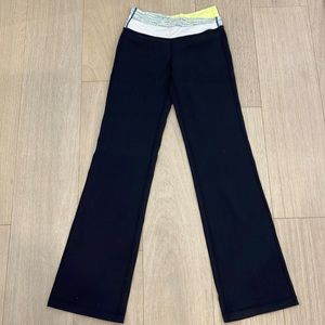 Lululemon long, high-waisted flair leggings!